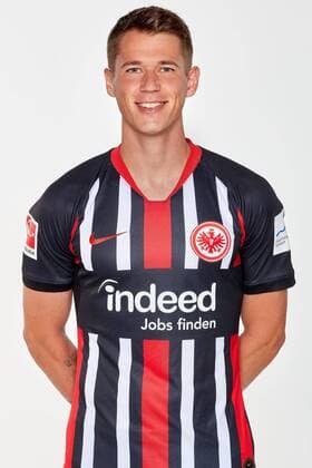 19 07 2019, xjhx, Fussball 1 Bundesliga, Eintracht Frankfurt Photo date 2019 2020 Portrait date emspor, v l Erik Durm Eintracht Frankfurt DFL DFB REGULATIONS PROHIBIT ANY USE OF PHOTOGRAPHS as IMAGE SEQUENCES and or QUASI VIDEO Frankfurt am Main