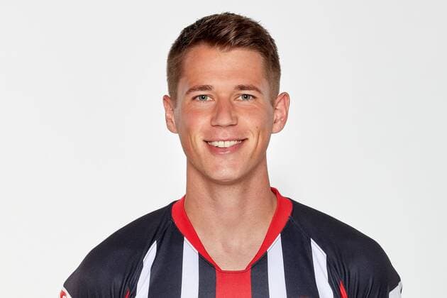 19 07 2019, xjhx, Fussball 1 Bundesliga, Eintracht Frankfurt Photo date 2019 2020 Portrait date emspor, v l Erik Durm Eintracht Frankfurt DFL DFB REGULATIONS PROHIBIT ANY USE OF PHOTOGRAPHS as IMAGE SEQUENCES and or QUASI VIDEO Frankfurt am Main
