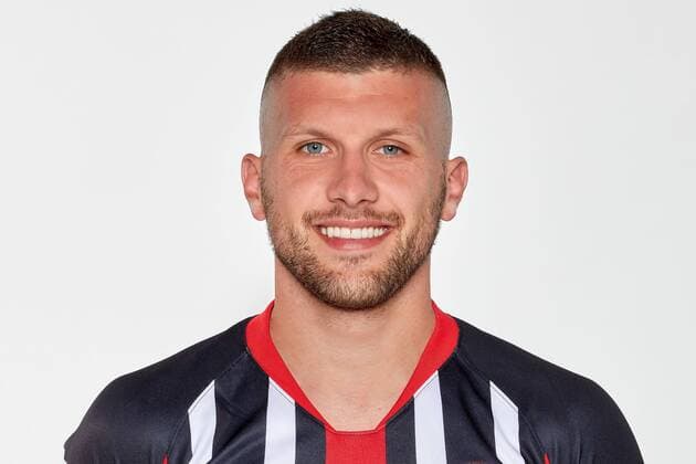 19 07 2019, xjhx, Football 1 Bundesliga, Eintracht Frankfurt Photo deadline 2019 2020 Portrait date emspor, v l Ante Rebic Eintracht Frankfurt DFL DFB REGULATIONS PROHIBIT ANY USE OF PHOTOGRAPHS as IMAGE SEQUENCES and or QUASI VIDEO Frankfurt am Main