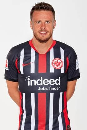 19 07 2019, xjhx, Fussball 1 Bundesliga, Eintracht Frankfurt Photo date 2019 2020 Portrait date emspor, v l Nicolai Mueller Eintracht Frankfurt DFL DFB REGULATIONS PROHIBIT ANY USE OF PHOTOGRAPHS as IMAGE SEQUENCES and or QUASI VIDEO Frankfurt am Main