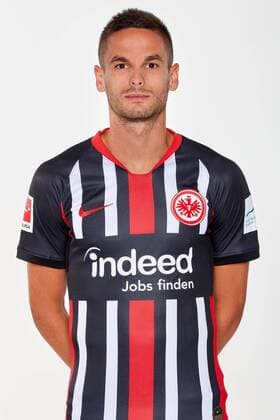 19 07 2019, xjhx, Fussball 1 Bundesliga, Eintracht Frankfurt Photo date 2019 2020 Portrait date emspor, v l Mijat Gacinovic Eintracht Frankfurt DFL DFB REGULATIONS PROHIBIT ANY USE OF PHOTOGRAPHS as IMAGE SEQUENCES and or QUASI VIDEO Frankfurt am Main
