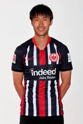 19 07 2019, xjhx, Fussball 1 Bundesliga, Eintracht Frankfurt Photo date 2019 2020 Portrait date emspor, v l Daichi Kamada Eintracht Frankfurt DFL DFB REGULATIONS PROHIBIT ANY USE OF PHOTOGRAPHS as IMAGE SEQUENCES and or QUASI VIDEO Frankfurt am Main