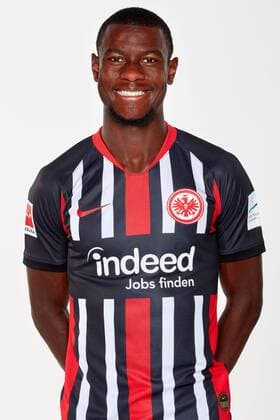 19 07 2019, xjhx, Fussball 1 Bundesliga, Eintracht Frankfurt Photo date 2019 2020 Portrait date emspor, v l Evan Ndicka N Dicka N Dicka Eintracht Frankfurt DFL DFB REGULATIONS PROHIBIT ANY USE OF PHOTOGRAPHS as IMAGE SEQUENCES and or QUASI VIDEO Frankfurt am Main