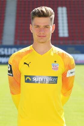 Team Presentation Zwickau Soccer 3 League Goalkeeper Max Sprang FSV Zwickau 3 League, Portrait Date 2019 2020 , Zwickau, 23 07 2019, Stadium Zwickau, Soccer ,