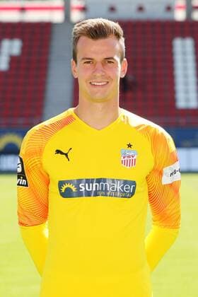 Team presentation Zwickau football 3 league goalkeeper Matti Kamenz FSV Zwickau 3 league, portrait date 2019 2020 , Zwickau, 23 07 2019, stadium Zwickau, football ,
