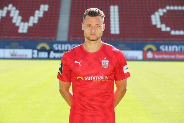 Team Presentation Zwickau Football 3 League Janik Mäder Maeder FSV Zwickau 3 League, Portrait Date 2019 2020 , Zwickau, 23 07 2019, Stadium Zwickau, Football ,