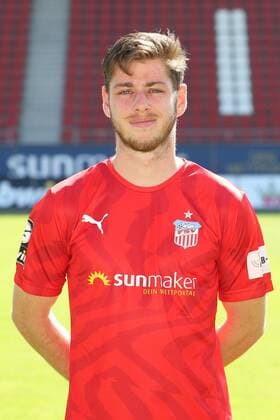 Team Presentation Zwickau Football 3 League Leon Jensen FSV Zwickau 3 League, Portrait Date 2019 2020 , Zwickau, 23 07 2019, Stadium Zwickau, Football ,
