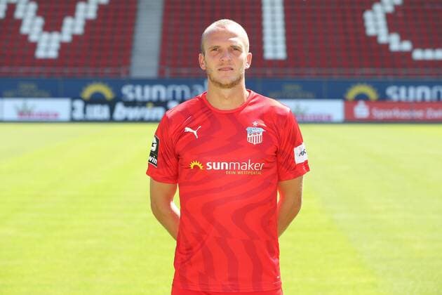 Team Presentation Zwickau Football 3 League Julius Reinhardt FSV Zwickau 3 League, Portrait Date 2019 2020 , Zwickau, 23 07 2019, Stadium Zwickau, Football ,