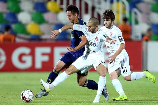 UEFA Champions League CRO vs GEO - Tbilisi, Georgia 23.07.2019., Mikheil Meskhi stadium, Georgia, Tbilisi - Champions League - First Qualifying Round Second Leg FC Saburtalo - GNK Dinamo. Mario Gavranovic.  LukaxStanzl PIXSELL