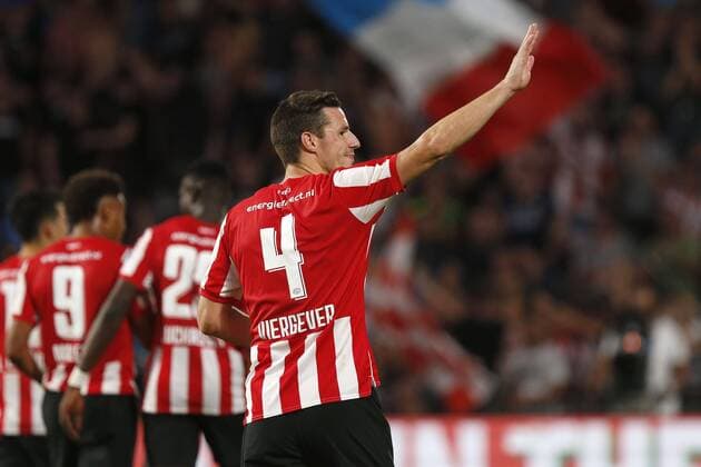 EINDHOVEN, 23-07-2019, Champions League preliminary round. Season 2019-2020. Philips Stadion. PSV - Basel. PSV player Nick Viergever PSV - Basel  x3963109x Copyright: