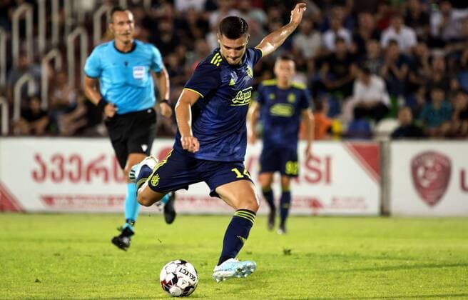 23.07.2019 Tbilisi(Georgia) FC Saburtalo-GNK Dinamo Zagreb 2nd leg champions league qualify men s football Amer Gojak GNK Dinamo Zagreb :Str 