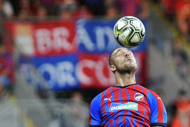 Ludek Pernica (Plzen) in action during the Football Champions League 2nd qualifying round match: Viktoria Plzen vs Olympiakos Piraeus in Pilsen, Czech Republic, on July 23, 2019. (CTKxPhoto MiroslavxChaloupka) CTKPhotoP201907230950101  cha010