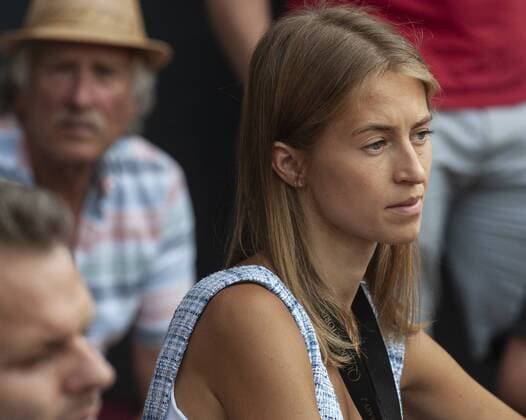 Hamburg European Open 2018 24 07 2019, Hamburg Rothenbaum, Club an der Alster, Hamburg European OPEN, tennis tournament, pictured Olga Sharypova friend of Alexander Zverev GER