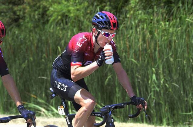 GAP, FRANCE - JULY 24 : THOMAS Geraint (GBR) of Team INEOS during stage 17 of the 106th edition of the 2019 Tour de France cycling race, a stage of 200 kms with start in Pont Du Gard and finish in Gap on July 24, 2019 in Gap, France, 24 07 2019 CYCLISME : Tour de France 2019 - Etape 17 - Pont Du Gard a Gap - 24 07 2019 PhotoNews Panoramic 