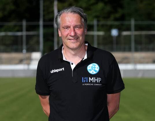 BAU 23 July 2019 Stuttgart Degerloch Football SV Stuttgarter Kickers Photo session, Lutz Siebrecht Director of Sports
