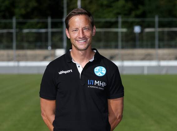 BAU 23 July 2019 Stuttgart Degerloch Soccer SV Stuttgarter Kickers Photo session, Coach Ramon Gehrmann