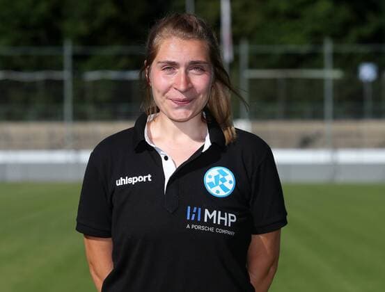 BAU 23 July 2019 Stuttgart Degerloch Football SV Stuttgarter Kickers Photo session, Chantal Schwinger Physiotherapist