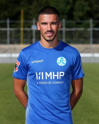 BAU 23 July 2019 Stuttgart Degerloch Football SV Stuttgarter Kickers Photo shoot, Leon Braun