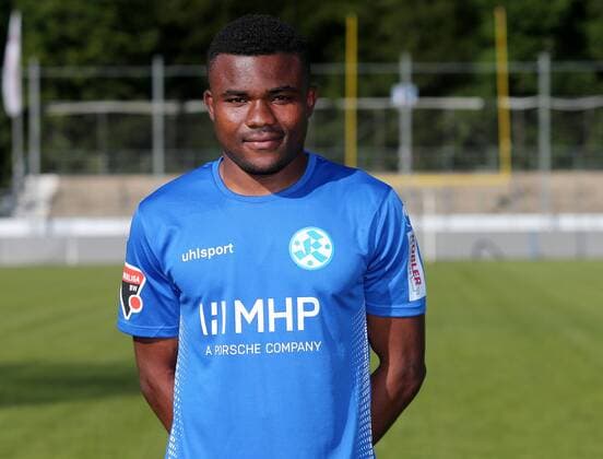BAU 23 July 2019 Stuttgart Degerloch Football SV Stuttgarter Kickers Photo shoot, Kelecti Nkem