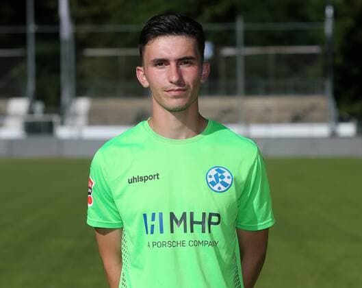 BAU 23 July 2019 Stuttgart Degerloch Football SV Stuttgarter Kickers Photo shoot, Plator Gashi