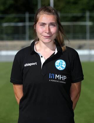 BAU 23 July 2019 Stuttgart Degerloch Football SV Stuttgarter Kickers Photo session, Chantal Schwinger Physiotherapist