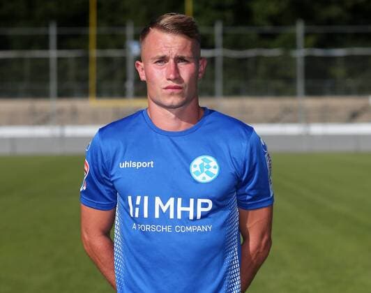 BAU 23 July 2019 Stuttgart Degerloch Football SV Stuttgarter Kickers Photo shoot, Malte Moos