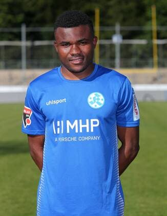 BAU 23 July 2019 Stuttgart Degerloch Football SV Stuttgarter Kickers Photo shoot, Kelecti Nkem