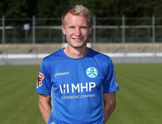 BAU 23 July 2019 Stuttgart Degerloch Football SV Stuttgarter Kickers Photo shoot, Marvin Weiss