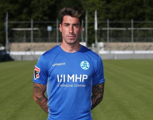 BAU 23 July 2019 Stuttgart Degerloch Football SV Stuttgarter Kickers Photo shoot, Cristian GilŽs