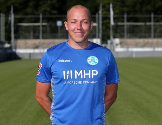 BAU 23 July 2019 Stuttgart Degerloch Football SV Stuttgarter Kickers Photo shoot, Lukas Kling