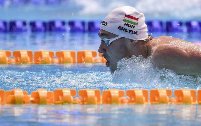 Sport Themen der Woche KW30 Sport Bilder des Tages (190724) -- GWANGJU, July 24, 2019 -- Kristof Milak of Hungary competes during the men s 200m butterfly final at the Gwangju 2019 FINA World Championships in Gwangju, South Korea, July 24, 2019. ) (SP)SOUTH KOREA-GWANGJU-FINA WORLD CHAMPIONSHIPS-SWIMMING-DAY 4 XiaxYifang 