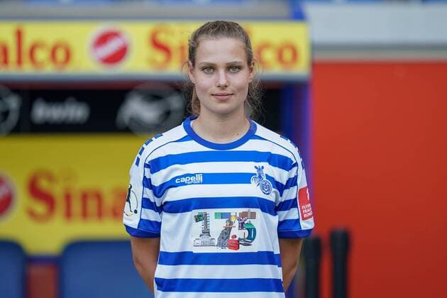 Pia Sophia Rybacki MSV Duisburg , Football Flyeralarm Women Bundesliga Season 2019 2020 Photo opportunity MSV Duisburg, Duisburg, Schauinsland Reisen Arena, 24 07 2019, DFB regulations prohibit any use of photographs as image sequences and or quasi video Duisburg Schauinsland Reisen Arena Nordrhein Westfalen Germany