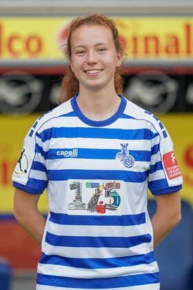 Jacqueline Broux MSV Duisburg , Football Flyeralarm Women Bundesliga Season 2019 2020 Photo shoot MSV Duisburg, Duisburg, Schauinsland Reisen Arena, 24 07 2019, DFB regulations prohibit any use of photographs as image sequences and or quasi video Duisburg Schauinsland Reisen Arena Nordrhein Westfalen Germany