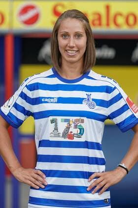 Yvonne Zielinski MSV Duisburg , Football Flyeralarm Women Bundesliga Season 2019 2020 Photo shoot MSV Duisburg, Duisburg, Schauinsland Reisen Arena, 24 07 2019, DFB regulations prohibit any use of photographs as image sequences and or quasi video Duisburg Schauinsland Reisen Arena Nordrhein Westfalen Germany