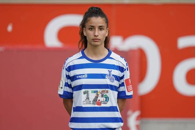 Narjiss Ahamad MSV Duisburg , Football Flyeralarm Women Bundesliga Season 2019 2020 Photo shoot MSV Duisburg, Duisburg, Schauinsland Reisen Arena, 24 07 2019, DFB regulations prohibit any use of photographs as image sequences and or quasi video Duisburg Schauinsland Reisen Arena Nordrhein Westfalen Germany