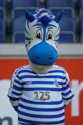 Ennatz Mascot MSV Duisburg , Football Flyeralarm Women Bundesliga Season 2019 2020 Photo shoot MSV Duisburg, Duisburg, Schauinsland Reisen Arena, 24 07 2019, DFB regulations prohibit any use of photographs as image sequences and or quasi video Duisburg Schauinsland Reisen Arena Nordrhein Westfalen Germany