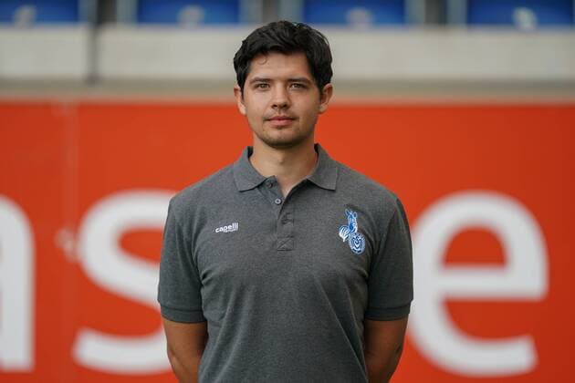 Co Coach Robert Augustin MSV Duisburg , Football Flyeralarm Women Bundesliga Season 2019 2020 Photo shoot MSV Duisburg, Duisburg, Schauinsland Reisen Arena, 24 07 2019, DFB regulations prohibit any use of photographs as image sequences and or quasi video Duisburg Schauinsland Reisen Arena Nordrhein Westfalen Germany