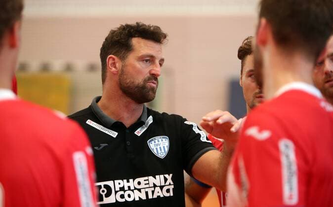 Handball Selection Esslingen TBV Lemgo Germany, Esslingen, 24 07 2019, Handball Selection Esslingen TBV Lemgo Florian Kehrmann Trainer TBV Lemgo
