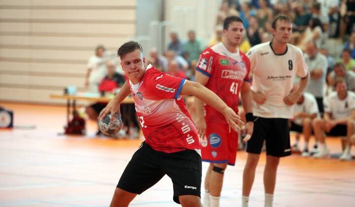 Handball Selection Esslingen TBV Lemgo Germany, Esslingen, 24 07 2019, Handball Selection Esslingen TBV Lemgo Timo Zocher Handball Selection Esslingen in Lemgo Shirt