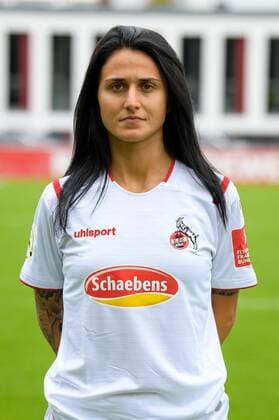 Köln, Geißbockheim, 16 07 2019 Francesca Calo at the team photo of the womens team of 1 FC Köln Saison 2019 20 on Tuesday 16 July 2019 at Geißbockheim, Köln Team photo 1 FC Köln Saison 2019 20