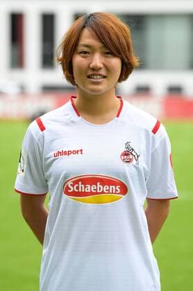 Köln, Geißbockheim, 16 07 2019 Yuka Hirano at the team photo of the womens team of 1 FC Köln Saison 2019 20 on Tuesday 16 July 2019 at Geißbockheim, Köln Team photo 1 FC Köln Saison 2019 20