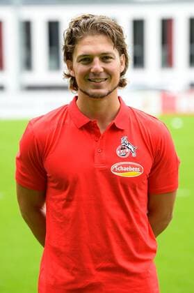 Cologne, Geißbockheim, 16 07 2019 Physiotherapist Patrick Weber at the team photo of the womens team of 1 FC Cologne Season 2019 20 on Tuesday 16 July 2019 at Geißbockheim, Cologne Team photo 1 FC Cologne Season 2019 20