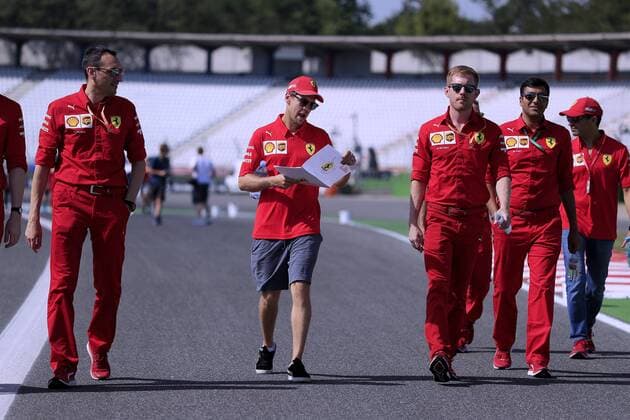 VETTEL Sebastian Team Scuderia Ferrari F1 GP from Germany Hockenheim 2019 Vettel Thursday at the track visit 25 07 2019 Hockenheim