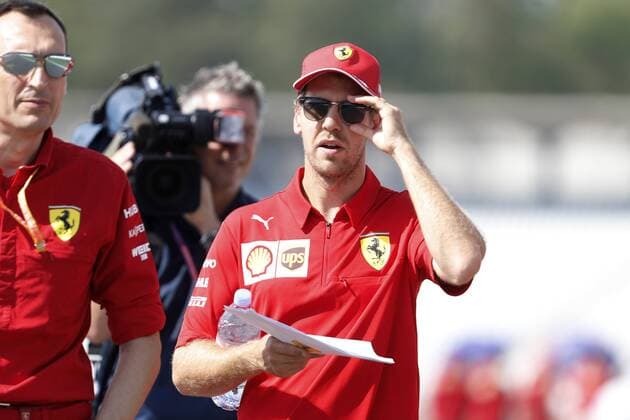 VETTEL Sebastian Team Scuderia Ferrari F1 GP from Germany Hockenheim 2019 Vettel Thursday at the track visit 25 07 2019 Hockenheim