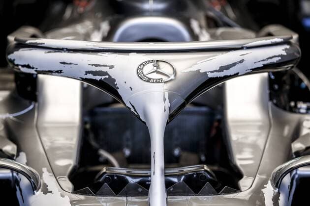 Motorsports: FIA Formula One World Championship, WM, Weltmeisterschaft 2019, Grand Prix of Germany, Mercedes AMG Petronas Motorsport presents special 125th year in motorsport livery Hockenheim Germany