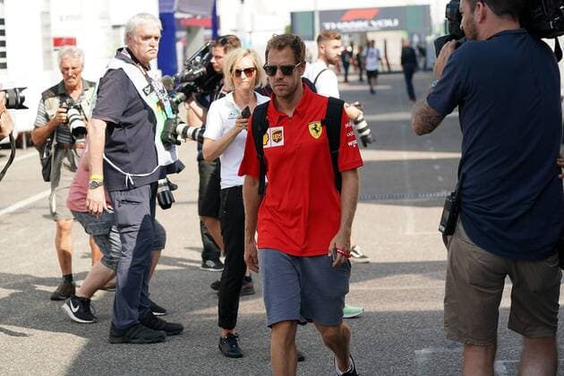 Hockenheim, Germany, 25 07 2019, Formula 1, Formula 1, Germany Grand Prix, Sebastian Vettel GER 5 , Scuderia Ferrari Mission Winnow Hockenheim Hockenheim Ring Baden Wuerttemberg Germany eu images 09 506 036376 eu-images-506