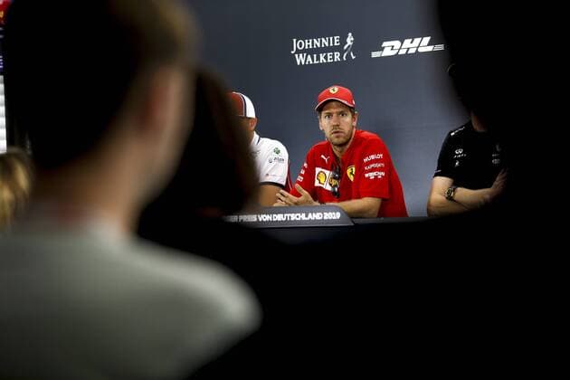 Motorsports: FIA Formula One World Championship, WM, Weltmeisterschaft 2019, Grand Prix of Germany, 5 Sebastian Vettel (GER, Scuderia Ferrari Mission Winnow), Hockenheim Germany
