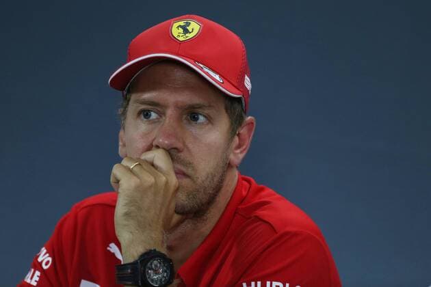 Photo4 LaPresse 25 07 2019 Hockenheim, Germany Grand Prix Formula One Germany 2019 In the pic: Sebastian Vettel (GER) Scuderia Ferrari SF90  Copyright: xPhoto4 LaPressex