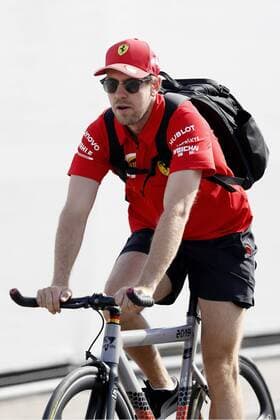 VETTEL Sebastian Team Scuderia Ferrari F1 GP from Germany Hockenheim 2019 On the racing bike to training 26 07 2019 Hockenheim