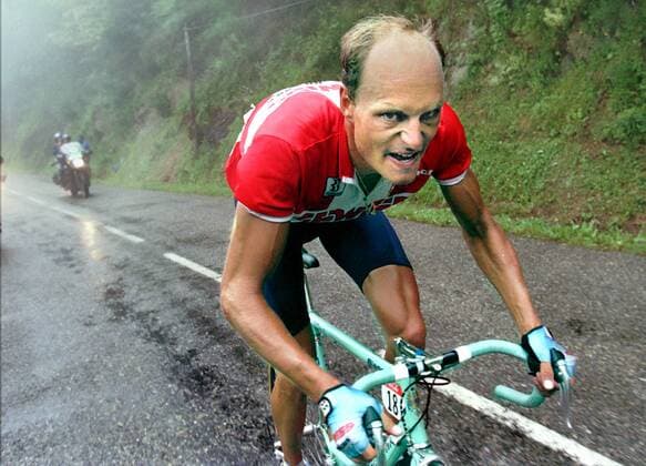 ARCHIVE TOUR DE FRANCE, BJARNE RIIS KAEMPER SIG UP AD GUZET NEIGE, PHOTOGRAPH BY JENS NOERGAARD LARSEN The Years Sports Picture 1995 96 In a Voxmeter survey, half of the respondents replied that any doping case in the Tour de France will not change their interest in following the race It writes Ritzau, Friday, July 26, 2019, GUZET NEIGE Denmark,  Copyright: JENSxNOERGAARDxLARSEN JensxNoergaardxLarsenx cop999 spdk20190726-130227-A